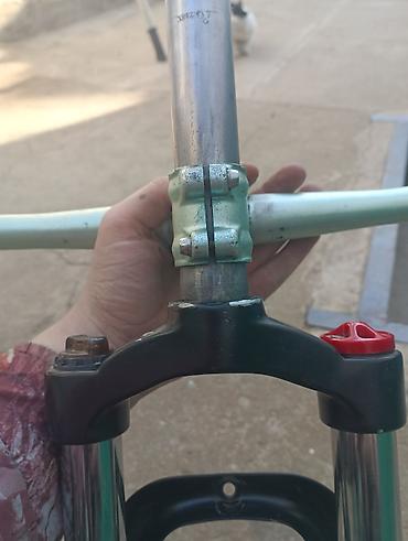 Велозапчасти: Вилка пружинно-эластомерная для горного/городского велосипеда + руль с — 12