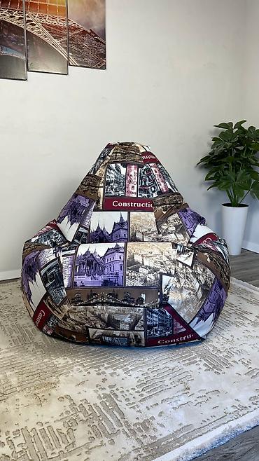 Бинбэги: Бинбэг, Новый, Самовывоз, Бесплатная доставка, Платная доставка, цвет - Серый — 18