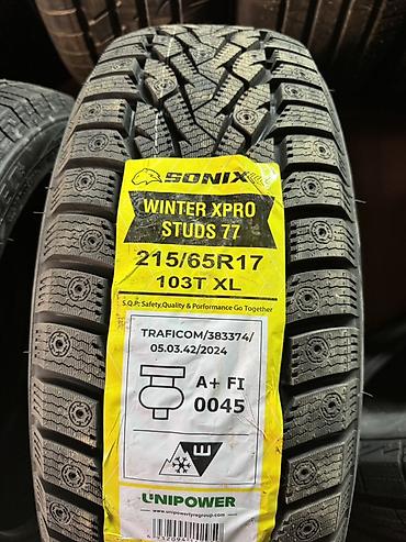 Шины зимние шипованные SONIX Winter XPRO Studs 77 - Размер: 215/65