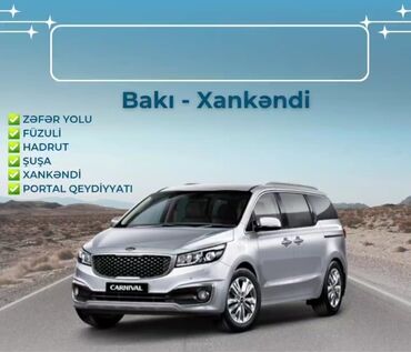 yuk dasıma: Minivan, Bakı - Qax, 6 Oturacaq