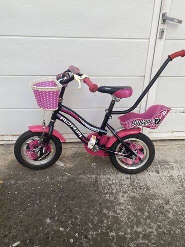 deciji bicikli za devojcice: Deciji bicikl sa pomoćnim tockovima,moguća dostava