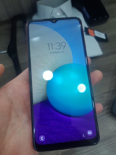 Samsung Galaxy A02, 32 GB, rəng - Qırmızı, Düyməli, Sensor, İki sim kartlı