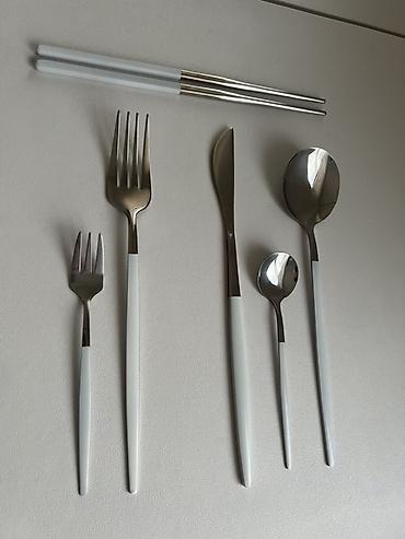 маленький нож: Набор столовых приборов из нержавеющей стали (STAINLESS STEEL) с — 1