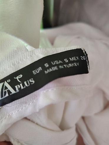 cinsi: Ponza Denim markalı ağ rəngdə cins paltar - Model: askılı, sinədən — 3