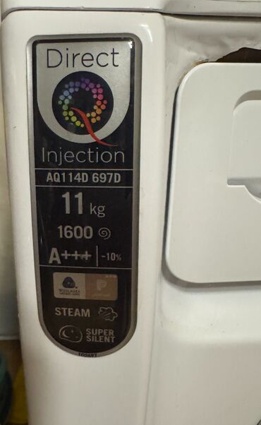 masin ucun aparatura: Hotpoint Ariston Aqualtis, 11 kg, iştək vəziyətdə