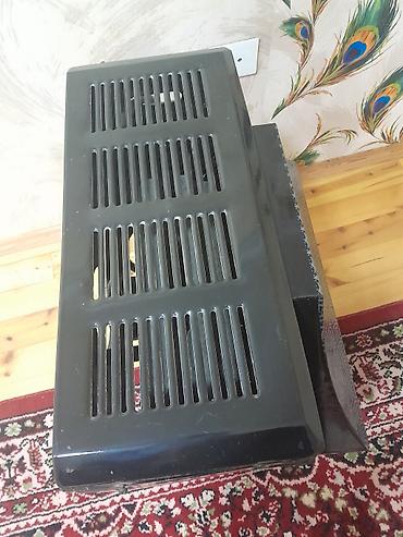 türk sobası fransa: Qaz sobası – dekorativ şüşəli, borulu çıxışı olan, döşəməüstü model - — 2