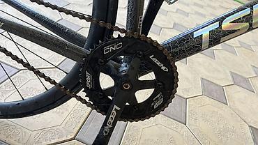 low 2 fixed gear: Городской велосипед, Tsunami, Рама M (156 - 178 см), Б/у — 3