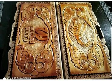 Nərdlər: Əl işı – taxta nərd/şaqul-şahmat dəstləri - Material: təbii ağacdan — 2