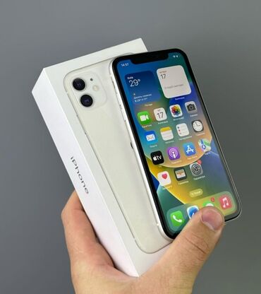 a53 ikinci el: IPhone 11, 128 GB, Ağ, Zəmanət, Kredit, Barmaq izi