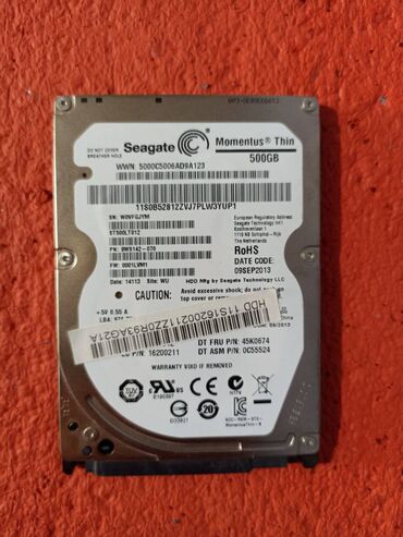 карты памяти team для видеорегистратора: Накопитель, Б/у, Seagate, HDD, 512 ГБ, 2.5", Для ПК