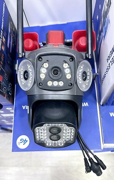 Foto və videokameralar: Wifi 3 kamera ptz 360° smart + 64gb - Xarici və daxili məkanlar — 1