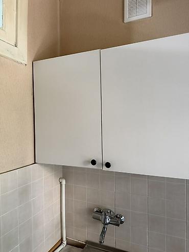 ikea икея: Кровать 2-спальная с матрасом + навесной кухонный шкаф + стиральная — 1