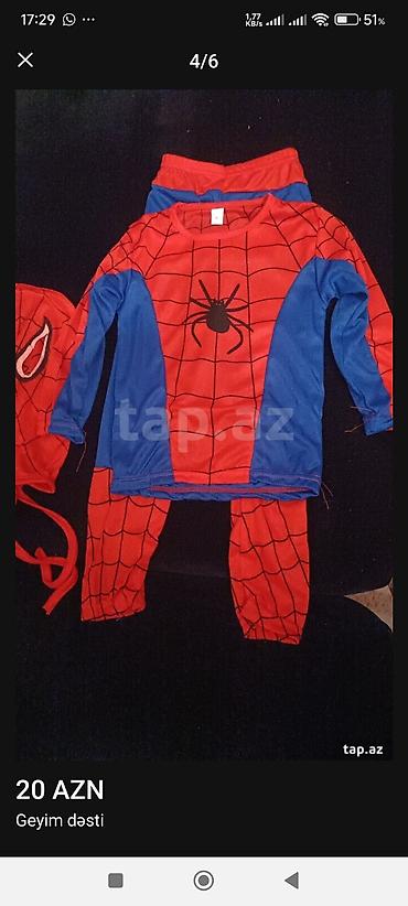 spiderman geyimi: Uşaqlar üçün superqəhrəman geyimləri – Batman və Spiderman Məhsulun — 1