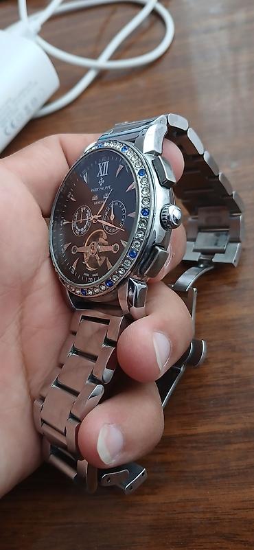 saat qız ucun: Yeni, Qol saatı, Patek Phillipe, rəng - Gümüşü — 4