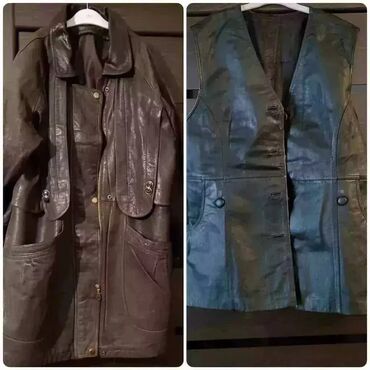 Кожаные куртки: Турция. Кожаные две куртки Размер 48-50 застежка-молния рабочая Район
