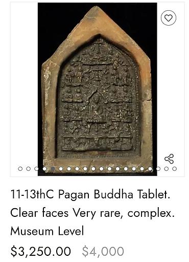 Figure: Original hand pressed Terracotta Buddha. Made in the 11th to 12th — 9