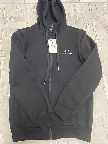 armani exchange бишкек: Толстовка на молнии Armani Exchange (A|X) - Цвет: черный - Модель — 1