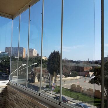 sürgülü cam balkon: Cam balkon plastik qapi ve pencerelerin setkalarin satiwi ve sifariwi