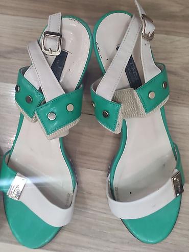 shoes: Босоножки, 39, 39.5, 40, AURA SHOES, Б/у, цвет - Розовый, Самовывоз — 5