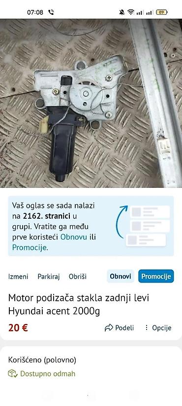 Autoelektrika: SILIKONSKI KABLOVI ACCENT 1.3 12V PODIZAČ STAKLA LEVI ZADNJ | — 3