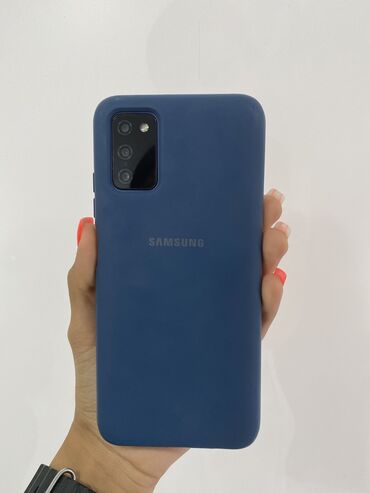 samsung galaksi: Samsung Galaxy A03s, 32 ГБ, цвет - Голубой, Отпечаток пальца, Две SIM карты