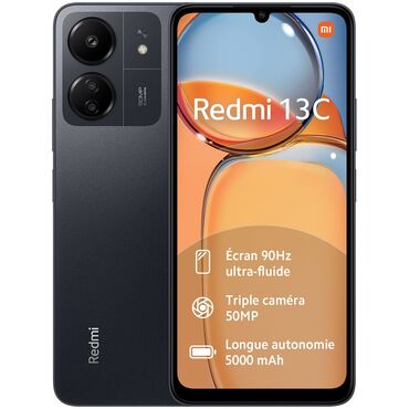 Redmi: Redmi, Redmi 13C, Б/у, 256 ГБ, цвет - Черный, 2 SIM