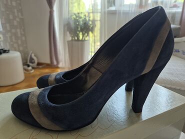 kraljevsko plava haljina i cipele: Salonke, Bata, 38