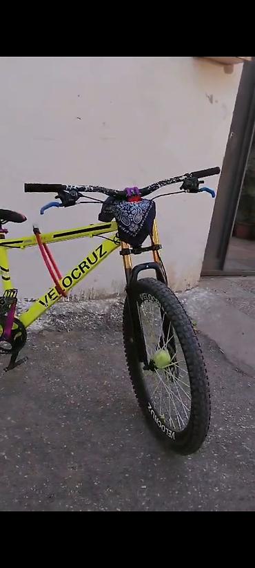 Dağ velosipedləri: Velocruz dağ velosipedi - Çərçivə: yüngül alaşımdan, parlaq neon-sarı — 1