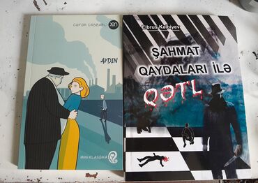 Digər kitablar və jurnallar: ● Aydın əsəri - 3 azn
● şahmat qaydaları ilə qətl - 5 azn