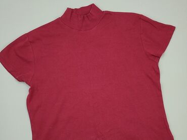 czerwona bluzki damskie krótki rękaw: Bluzka Damska, XL, stan - Bardzo dobry