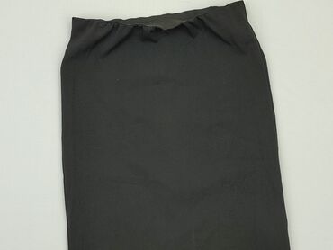 spódnice midi czarne z rozcięciem: Spódnica, S, stan - Bardzo dobry