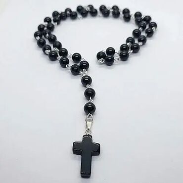 Ogrlice: Lančić, Handmade, Materijal: Kristal, Perlice, Srebro — 2