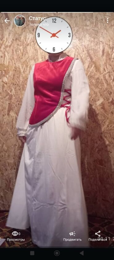 кийимдер мурской: Күнүмдүк көйнөк, Made in KG, Узун модель, 2XL (EU 44)