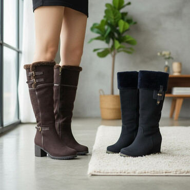 Сапоги: Сапоги зимние, натуральный мех,натуральная замша,Velidass Распродажа — 1