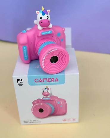 Игрушки: Детский фотоаппарат-принтер, можно сразу напечатать черно-белые — 4