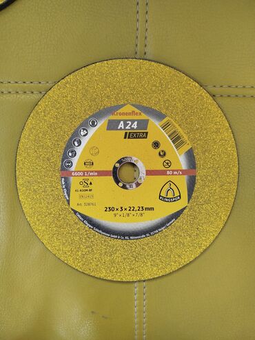 Digər alətlər: Kronenflex A24 Extra markalı, 230x3x22.23 mm ölçülü metal kəsmə diski