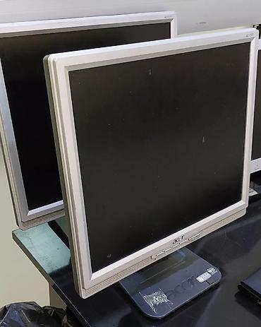 ikinci el monitör: Monitor 17
islenmis monitorlardi.
Power vga kabeli veriləcək — 1