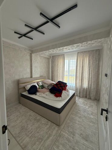 долгосрочная аренда ош квартир: 1 бөлмө, 33 кв. м, Элитка, 2 кабат, Евроремонт