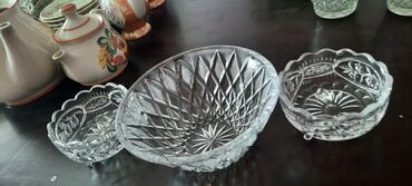 Digər dəstlər və servizlər: Klassik süfrə və dekor dəsti - Şüşə dekorativ vaza: əl işi görünüşlü — 4