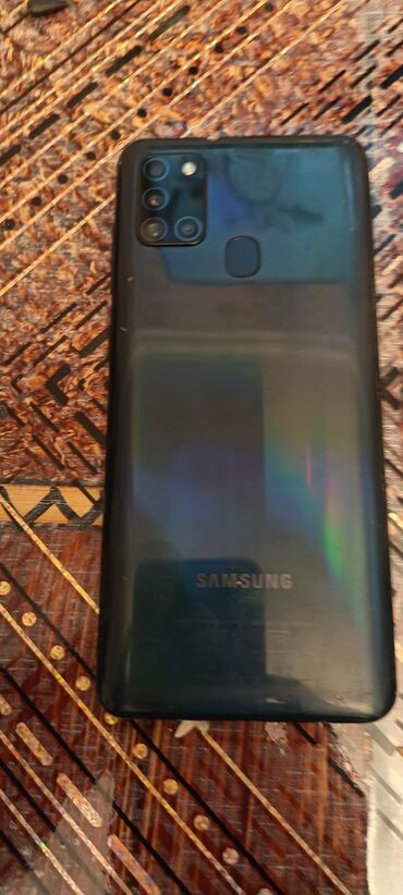 samsung z fold 4 ikinci el: Samsung Galaxy A21S, rəng - Qara, Qırıq