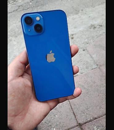 apple ipad 13: IPhone 13, 128 GB, Mavi, Zəmanət, Simsiz şarj, Face ID — 1