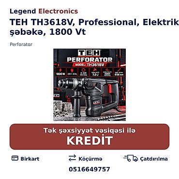 dinamometrik acar: Elan başlığı: Perforator TEH TH3618V, Professional, Elektrik şəbəkə — 1