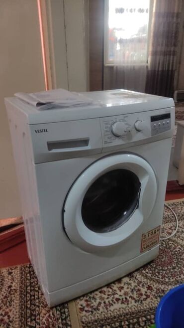 новая стиральная машинка: Стиральная машина Vestel, Б/у, Автомат, До 5 кг, Полноразмерная
