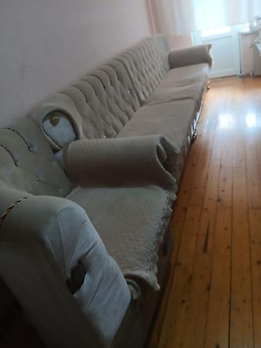 zal ucun mebel: Künc divan, İşlənmiş, Vеlur parça — 1