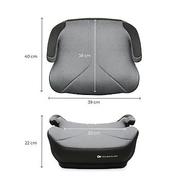 el tormenta: Kinderkraft BUSTER i-BOOST2 125–150 cm, sivi (KCIBOO02GRY) Šifra — 4
