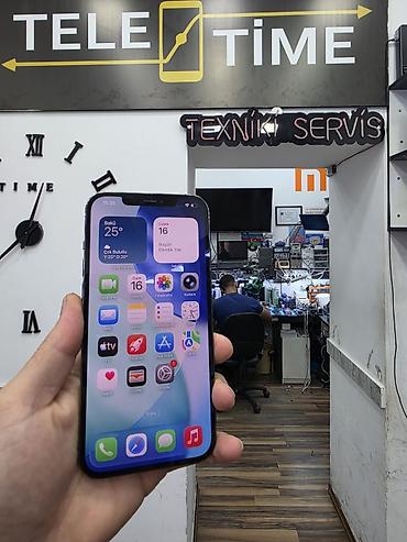 iphone es5: IPhone 12 Pro Max, 128 GB, Space Gray, Zəmanət, Simsiz şarj, Face ID — 2