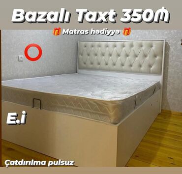 rezinkalı döşək üzlüyü: Yeni, İkinəfərlik çarpayı, Bazalı, Matras ilə