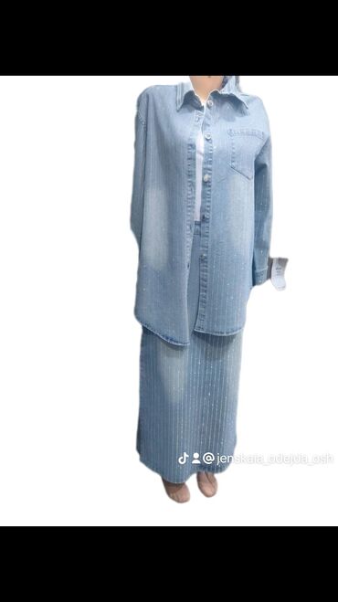 модный пиджак: Костюм с юбкой, Модель юбки: Карандаш, Макси, Пиджак, Китай, L (EU 40)