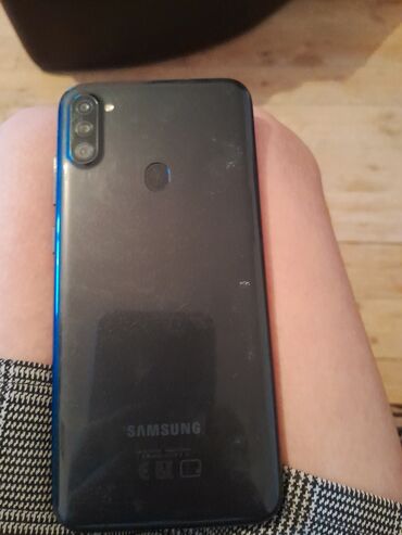 Samsung: Samsung Galaxy A11, 32 GB, rəng - Qara, Düyməli, Barmaq izi