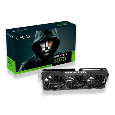 видеокарта 4070 super: Видео карта, Колдонулган, Galax, GeForce RTX, 12 ГБ, ПК үчүн